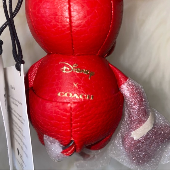 Coach ❤️ leather keychain New - Picture 5 of 10